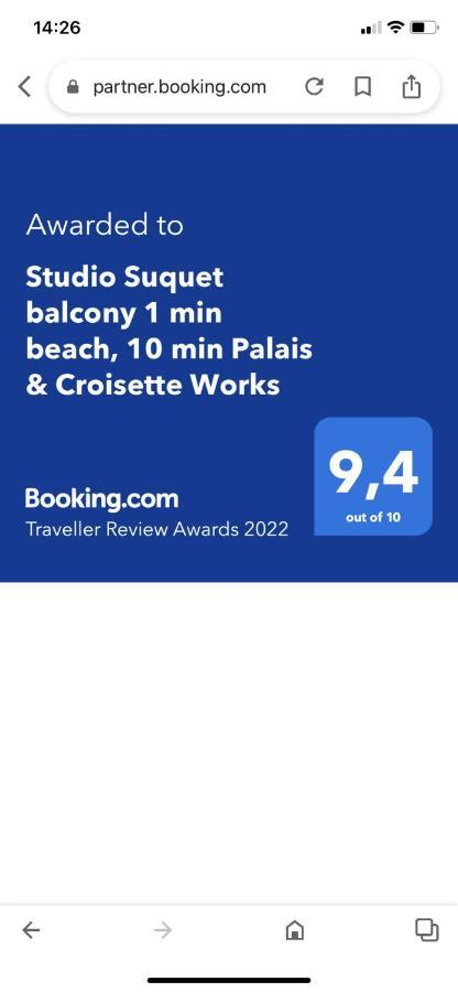 Studio Suquet Balcony 1 Min Beach, 10 Min Palais & Croisette Works Cannes Exterior photo